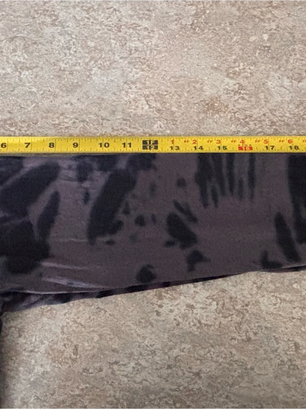 EUC Pact Organic Cotton Long Sleeved Shirt Sz M Tie Dye Purple Navy Blue/Black - Picture 6 of 7